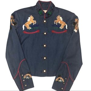 Scully by Marsha Wright embroidered jacket